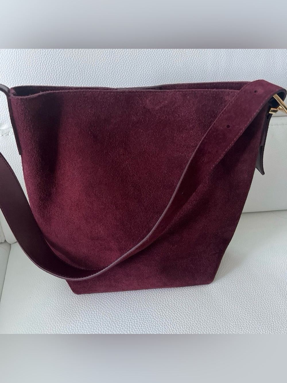 Madewell Suede Bucket Tote